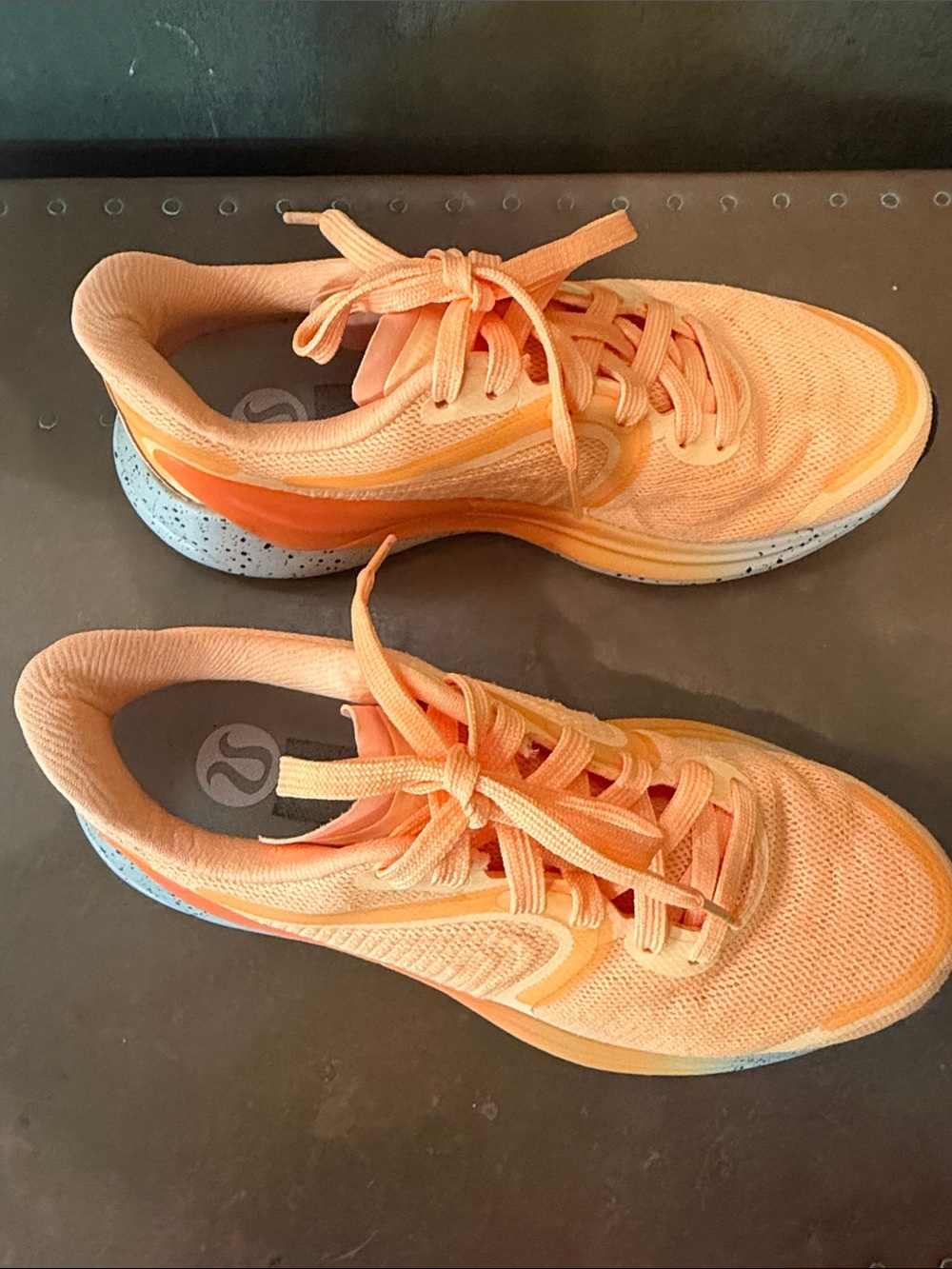 LuluLemon Women's  Blissfeel 2 Running Orange Running Sneakers - Picture 2 of 7